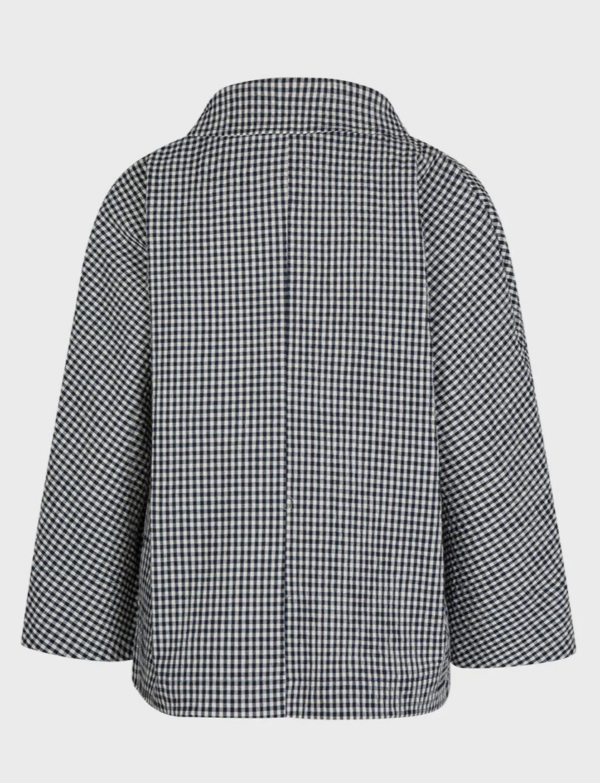 GIACCA VICHY BLU E25F07 Sandro Ferrone - immagine 2