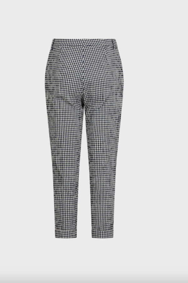 PANTALONE VICHY E25F06 Sandro Ferrone - immagine 2